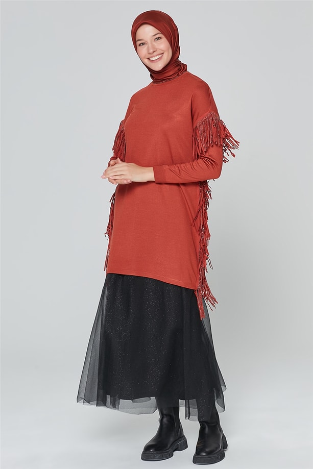 Armine Triko Tunik 20Ka2018 Kiremit