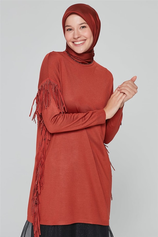 Armine Triko Tunik 20Ka2018 Kiremit