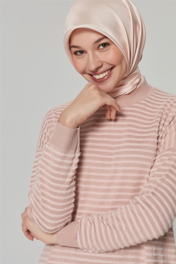 Armine Triko Tunik 20KA2020 Pudra