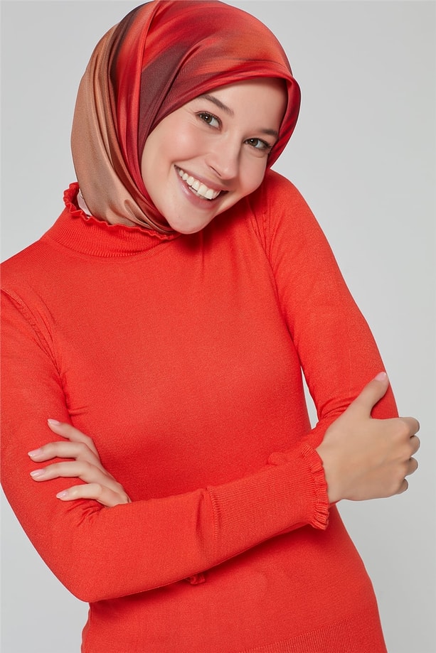 Armine Triko Kazak 20Ka2027 Kırmızı