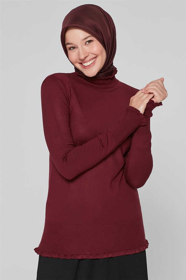 Armine Triko Kazak 20Ka2027 Mürdüm