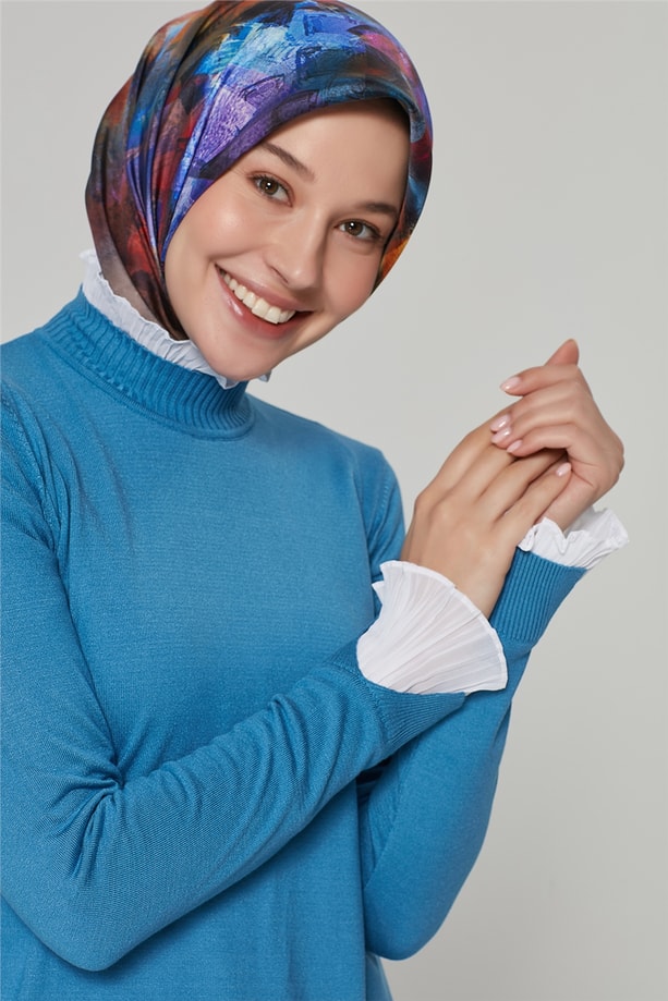 Armine Triko Kazak 20Ka2037 Mavi