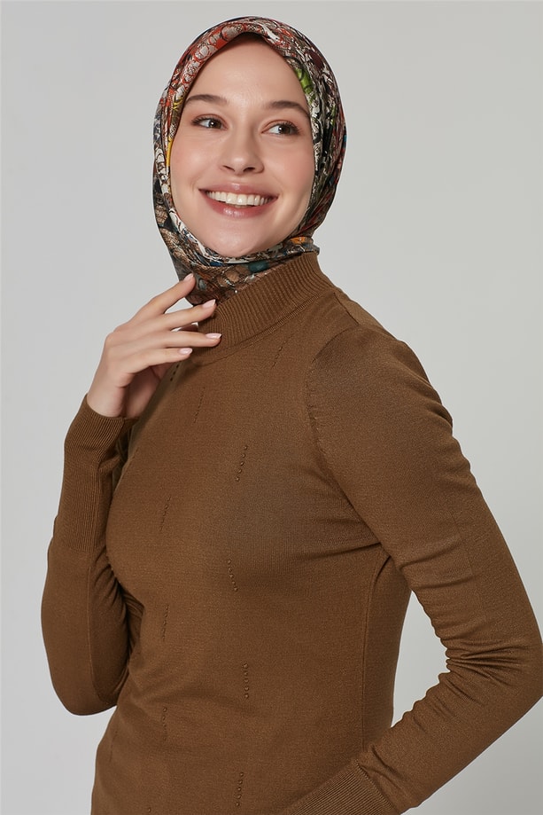 Armine Bluz 20KA2038 Yağ Yeşili