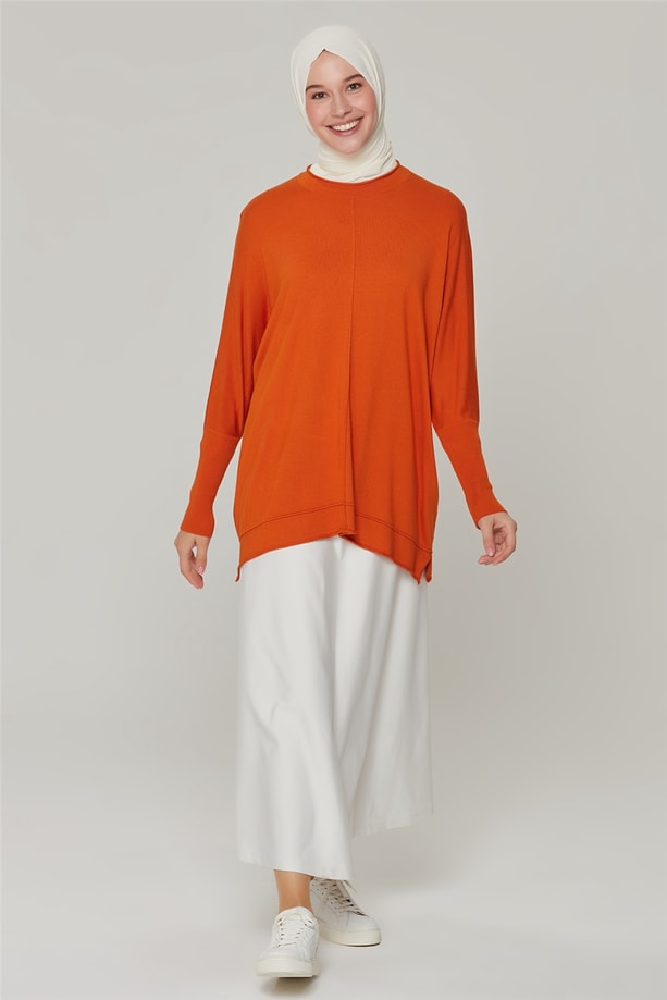 Armine Bluz 20KA2043 Yanık Oranj