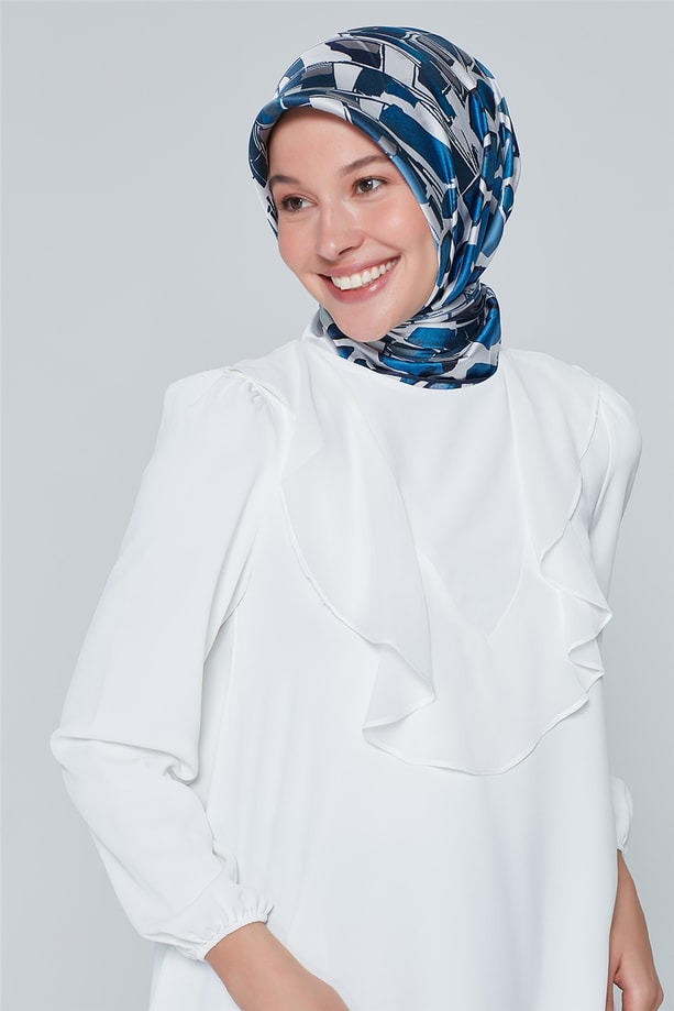 Armine Kolu Lastikli Bluz 20Ka3913 Ekru