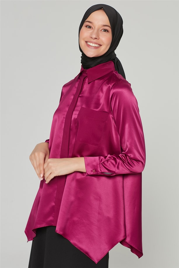 Armine Gömlek 20Ka3925 Erguvan