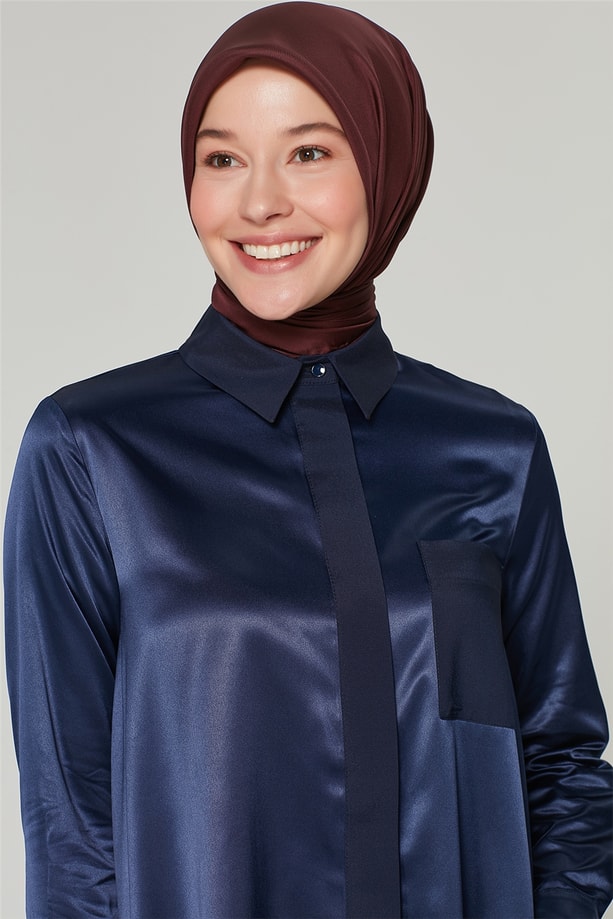 Armine Gömlek 20Ka3925 İndigo