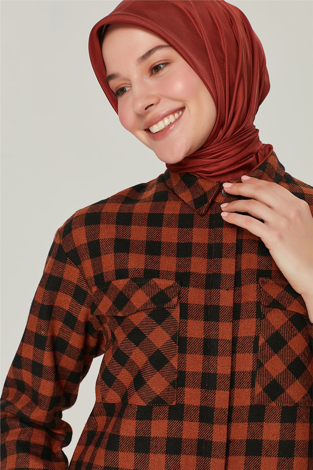Armine Gömlek 20KA3930 Oranj