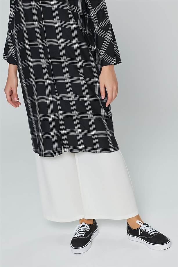Armine Ekoseli Tunik 20Ka4309 Siyah