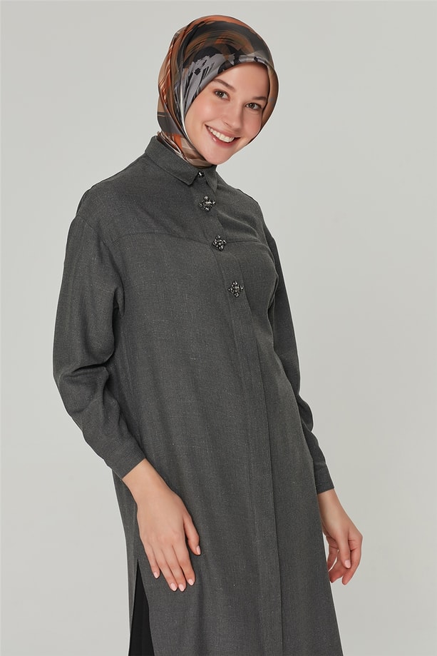 Armine Tunik 20KA4316 Gri
