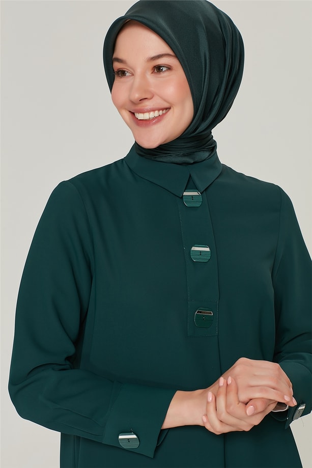 Armine Tunik 20K4334 Zümrüt
