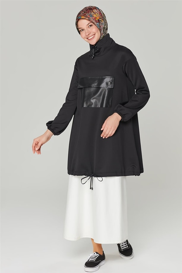 Armine Spor Tunik 20K4338 Siyah