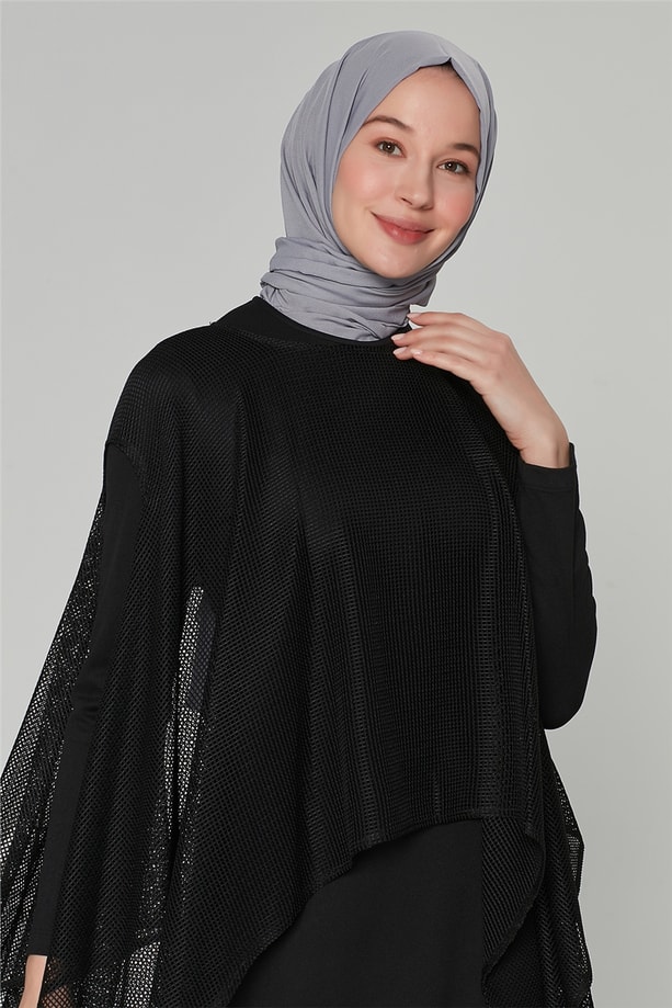 Armine Üstü Fileli Takım 20Ka6214 Siyah