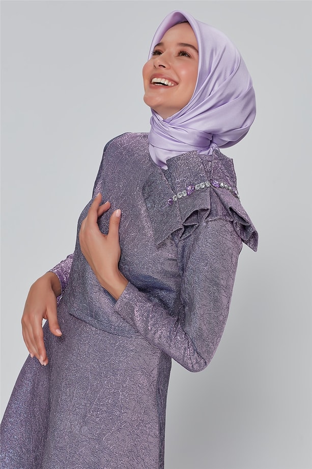 Armine Şık Simli Takım 20Ka6219 Lila