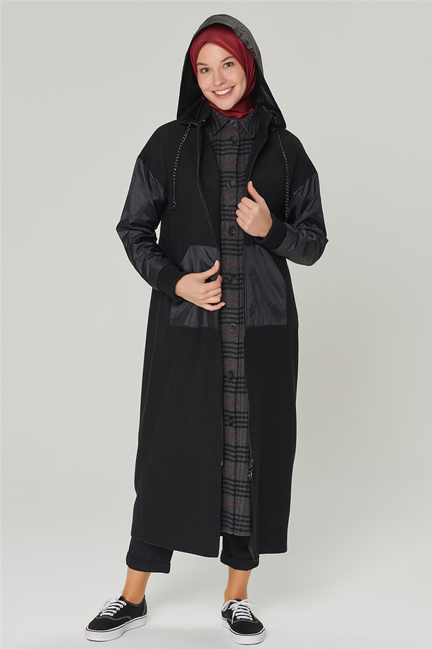Armine Manto 20Ka8402 Siyah