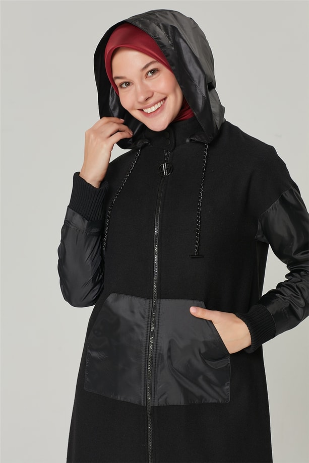 Armine Manto 20Ka8402 Siyah