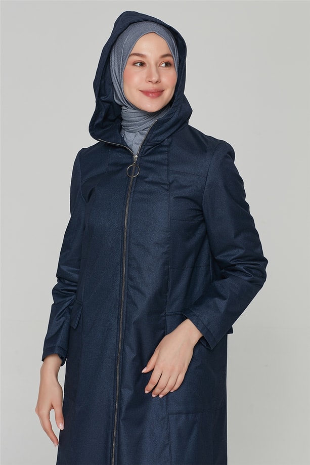 Armine Manto 20Ka8419 Lacivert
