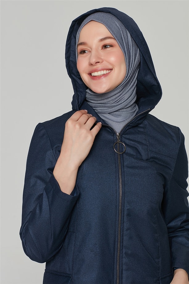 Armine Manto 20Ka8419 Lacivert