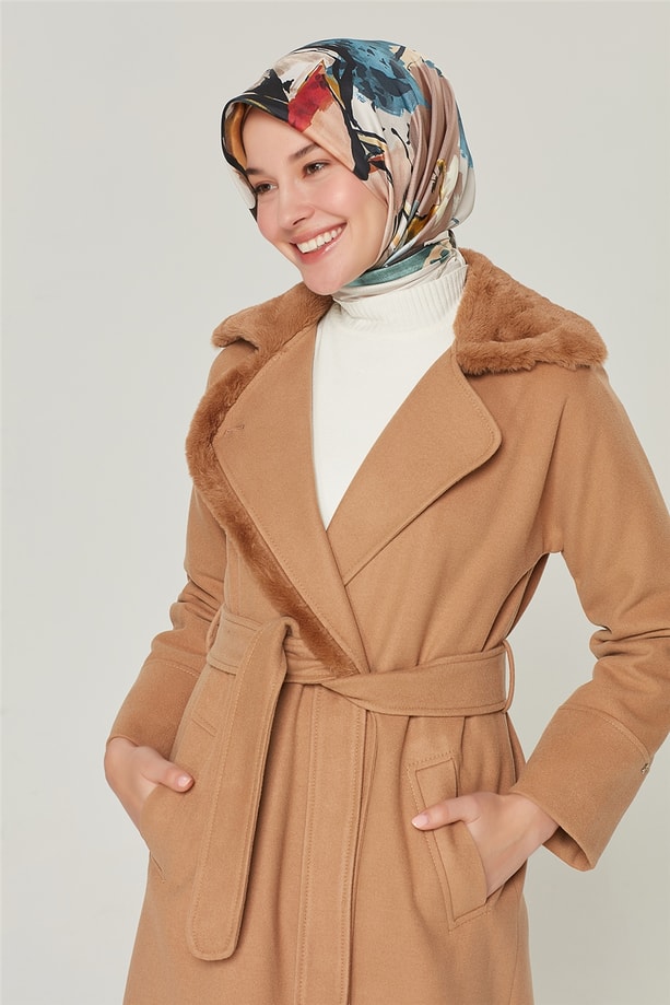Armine Manto 20Ka8424 Camel