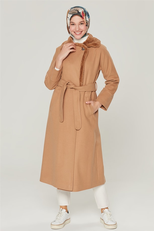 Armine Manto 20Ka8424 Camel