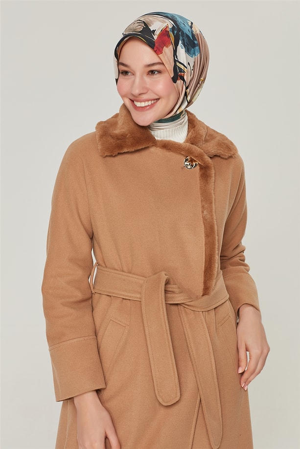 Armine Manto 20Ka8424 Camel