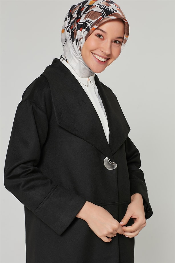 Armine Manto 20Ka8426 Siyah