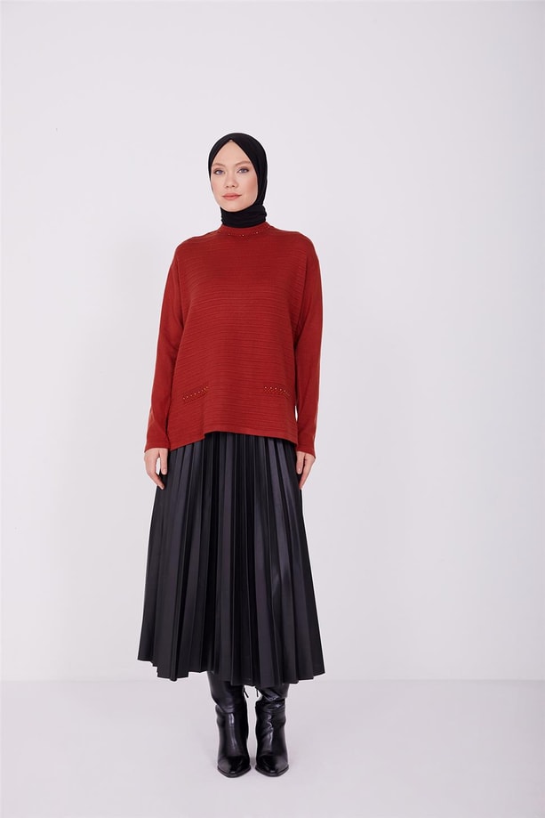 Armine Triko Kazak 20Ka9004 Kiremit
