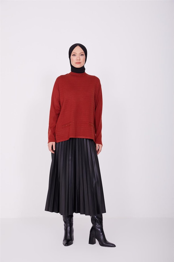 Armine Triko Kazak 20Ka9004 Kiremit