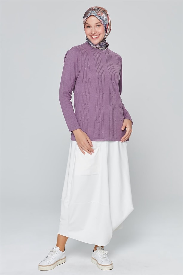 Armine Triko Kazak 20Ka9007 Lila