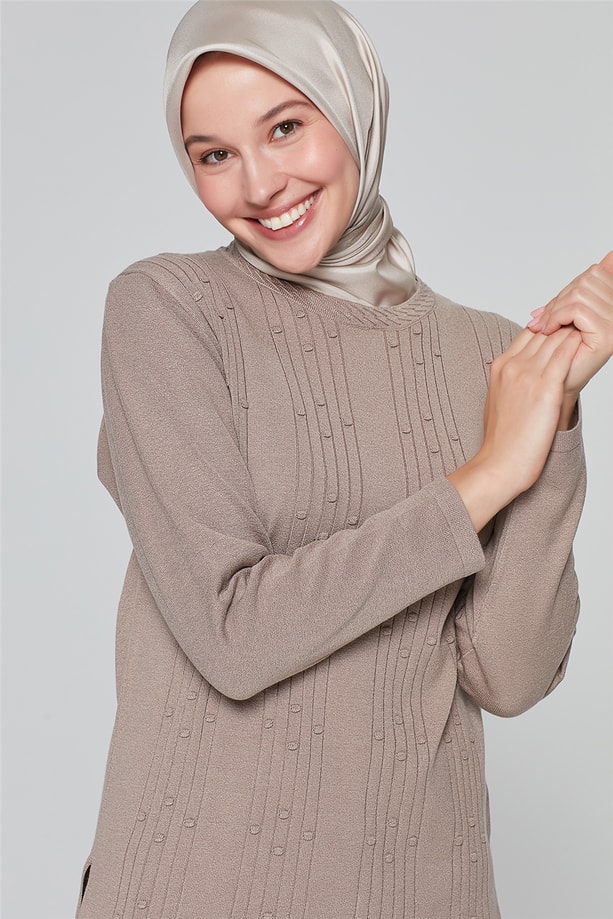 Armine Triko Kazak 20Ka9007 Taş