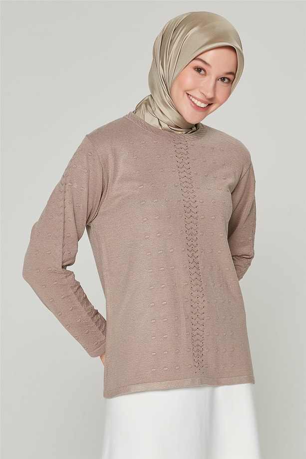 Armine Triko Kazak 20Ka9008 Taş