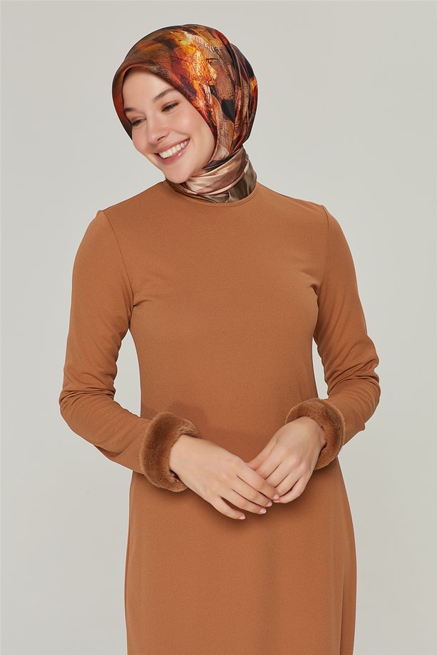 Armine Elbise 20KA9228 Camel