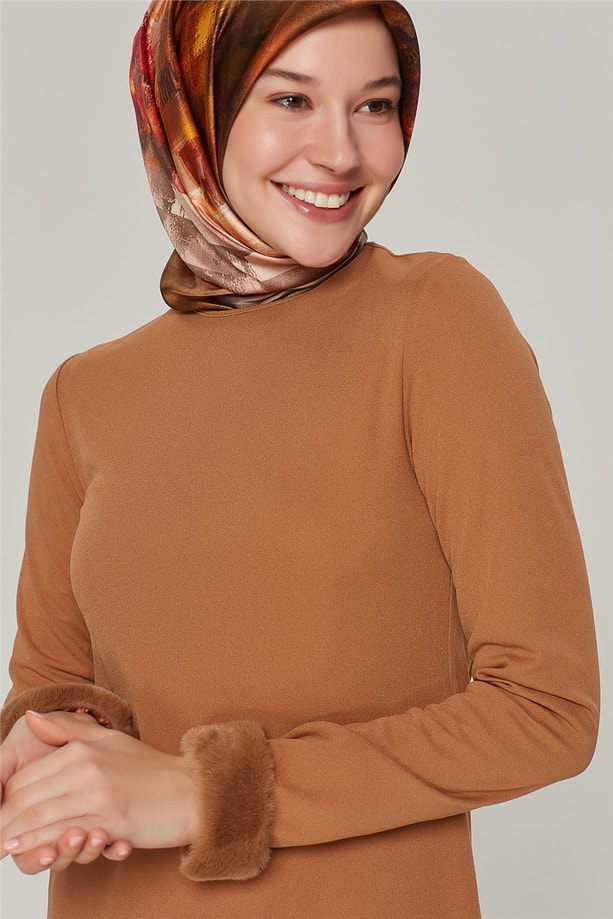 Armine Elbise 20KA9228 Camel