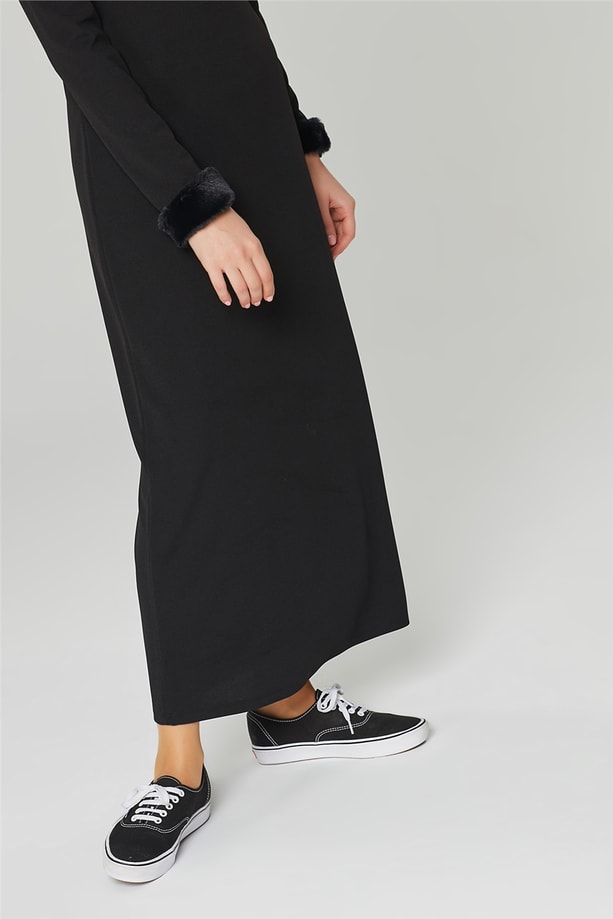 Armine Elbise 20KA9228 Siyah