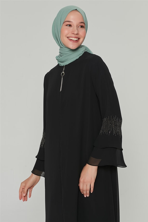 Armine Elbise 20Ya3306 Siyah