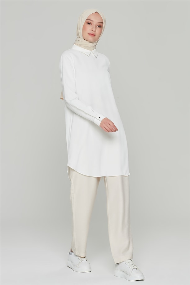 Armine Tunik 20Ya3320 Krem