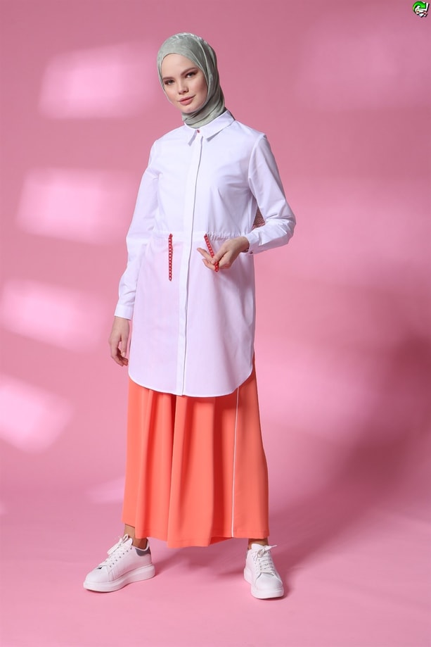 Armine Gömlek 20Ya3813 Ekru
