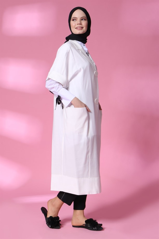 Armine Yelek 20Ya4100 Ekru