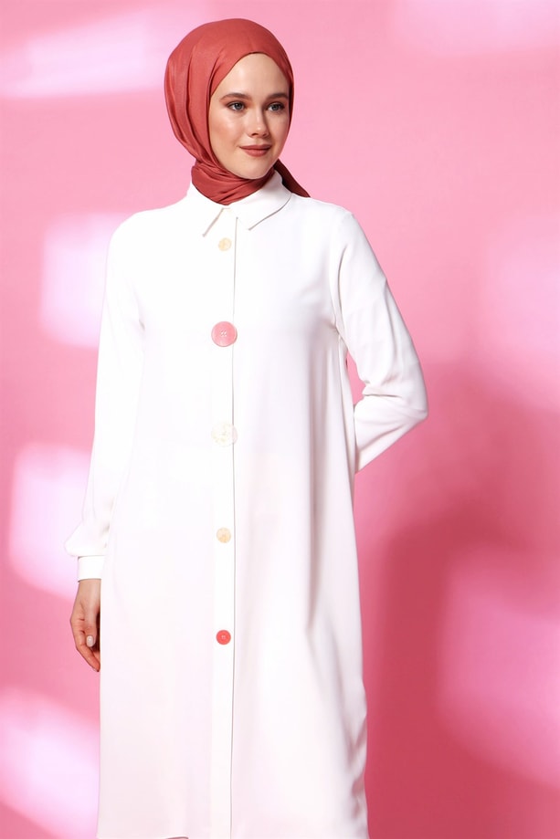 Armine Tunik 20Ya4208 Ekru