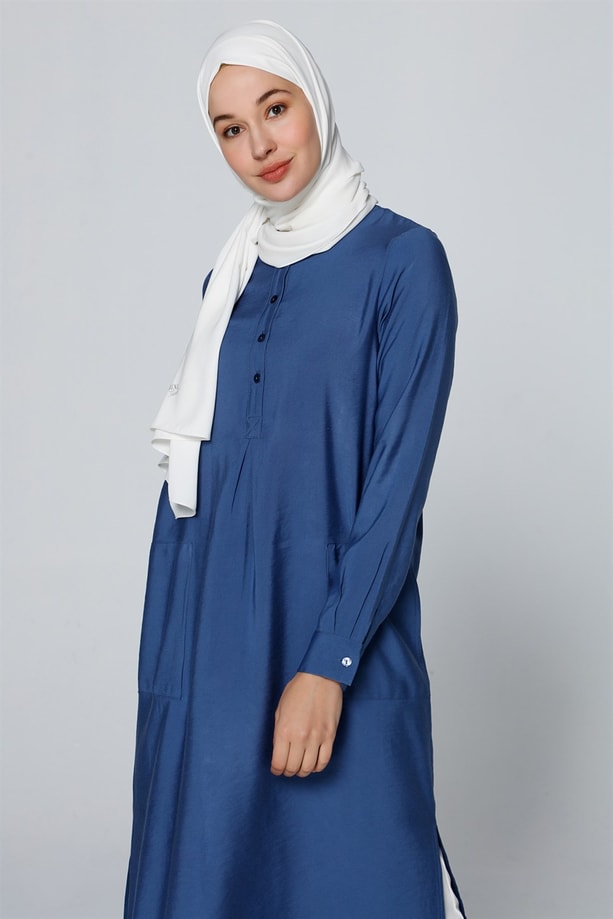 Armine Tunik 20Ya4254 İndigo