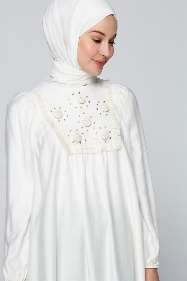 Armine Tunik 20Ya4278 Ekru