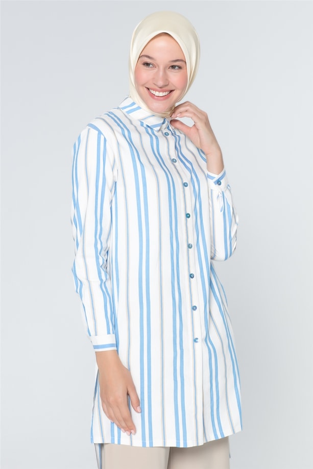 Armine Tunik 20Ya4289 Mavi