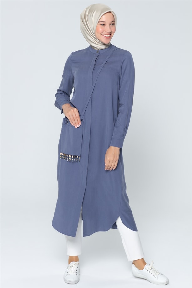 Armine Tunik 20Ya4414 İndigo