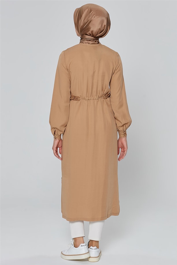 Armine Tunik 20Ya4415 Koyu  Bej