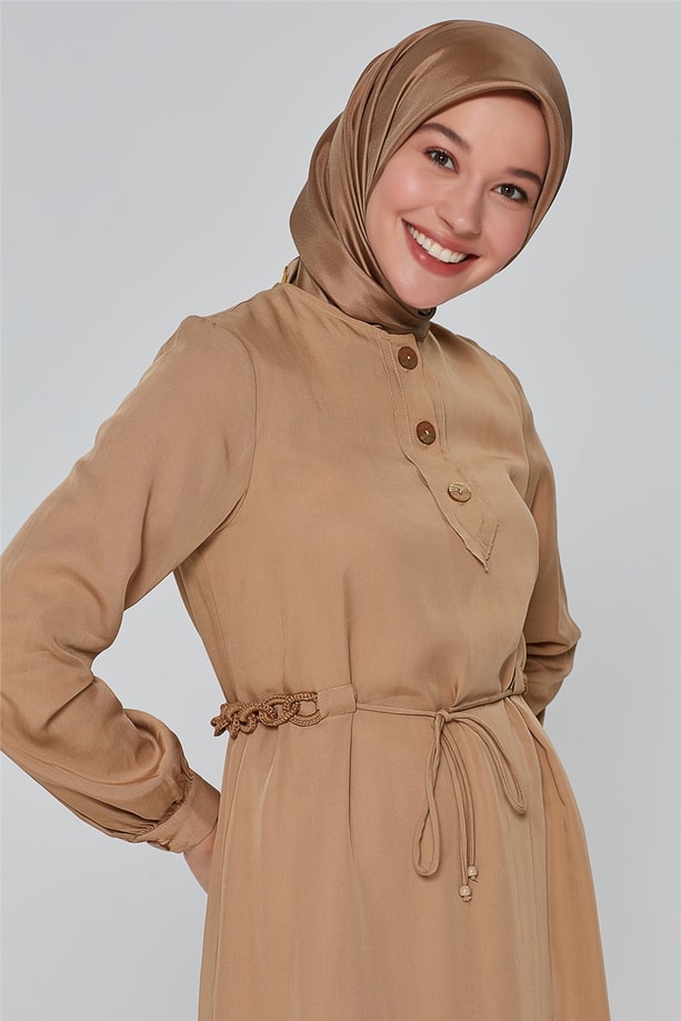 Armine Tunik 20Ya4415 Koyu  Bej