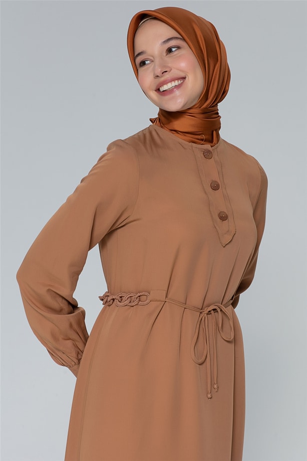 Armine Tunik 20Ya4415 Toprak
