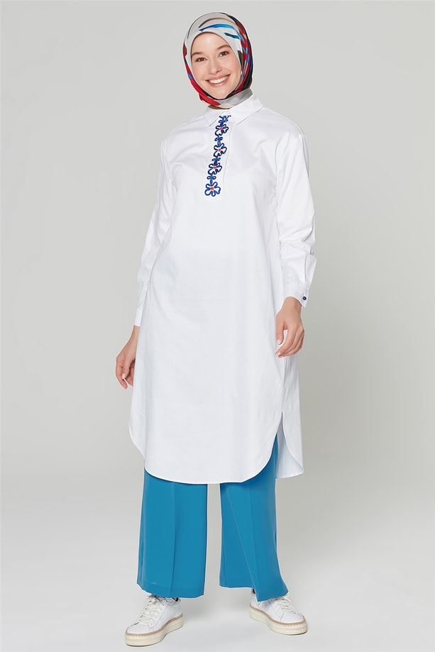 Armine Tunik 20Ya4421 Beyaz