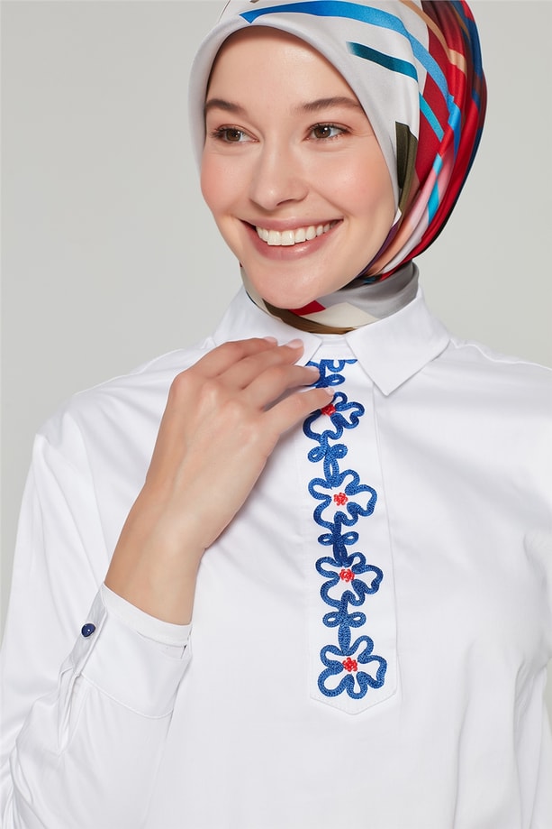Armine Tunik 20Ya4421 Beyaz