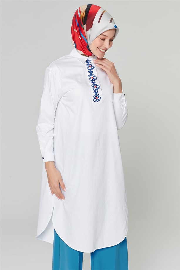 Armine Tunik 20Ya4421 Beyaz