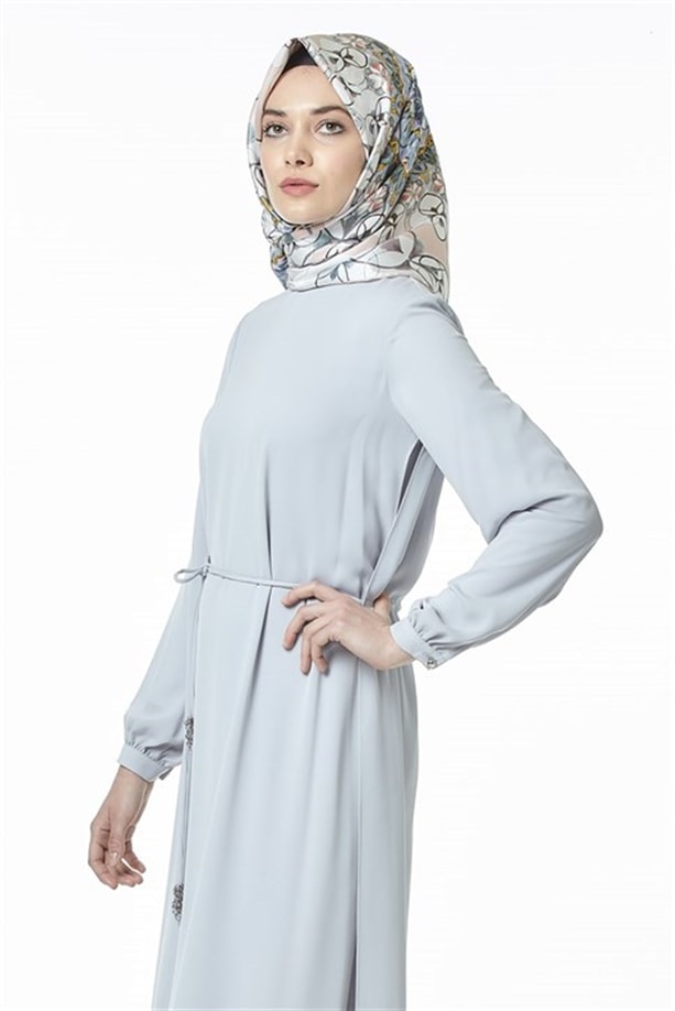 Armine Elbise 20Ya9113 Gri